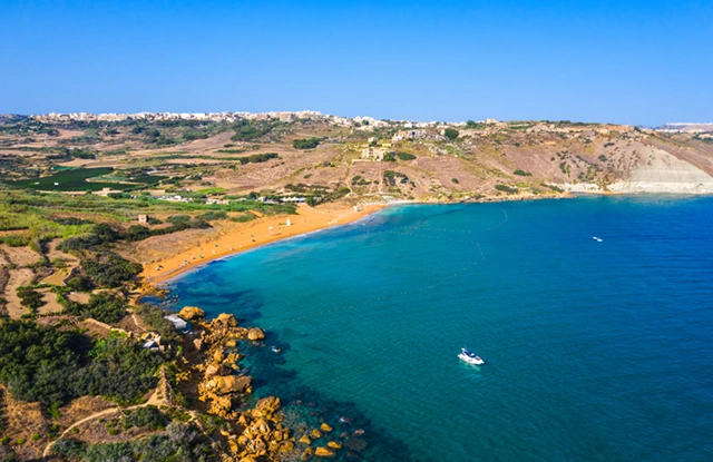 Ramla Bay in Gozo
