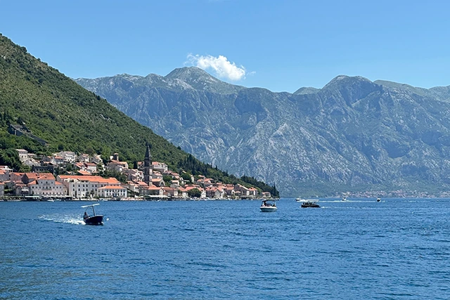 Perast & the Bay of Kotor in Montenegro.