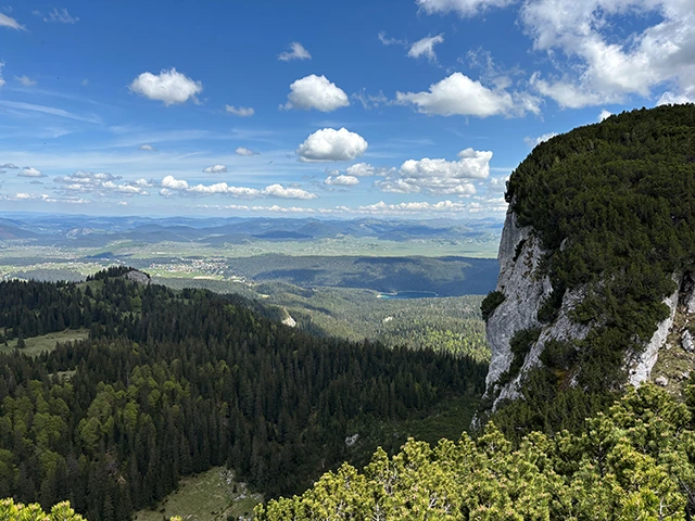 Black Lake from Crvena Greda in Durmitor National Park, Montenegro.