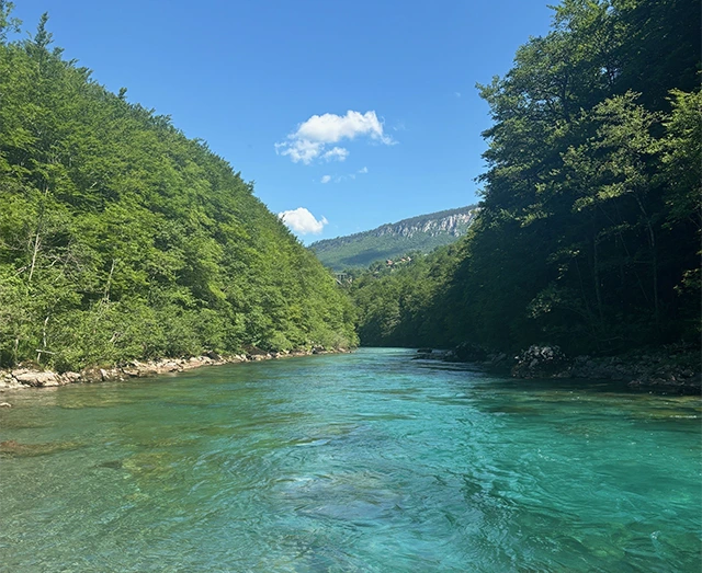 Tara River in Durmitor National Park, Montenegro.