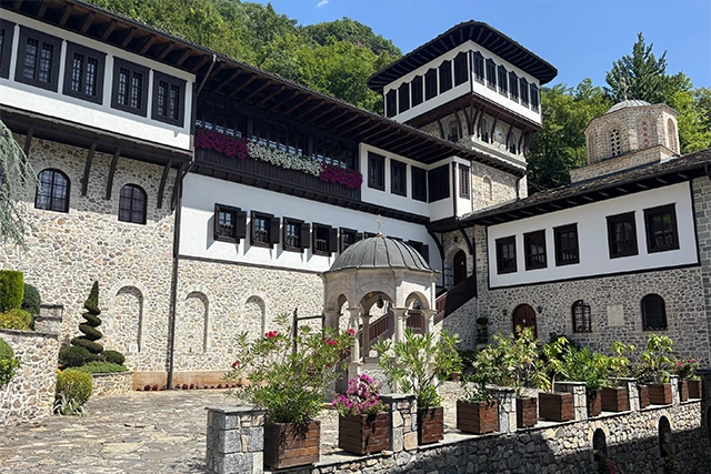 Bigorski Monastery of St John the Baptist in North Macedonia.