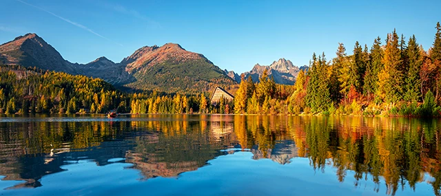 Strbske Pleso in the Tatra Mountains, Slovakia