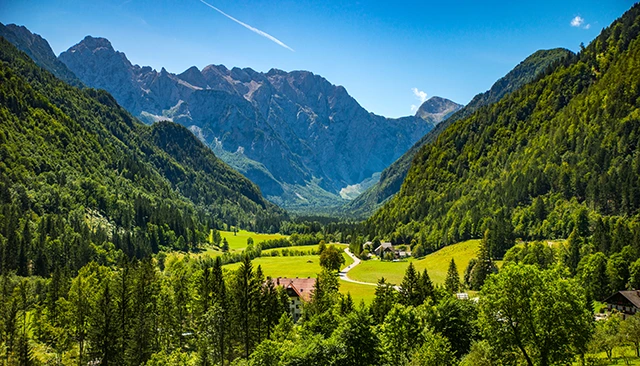 Logar Valley in Slovenia.