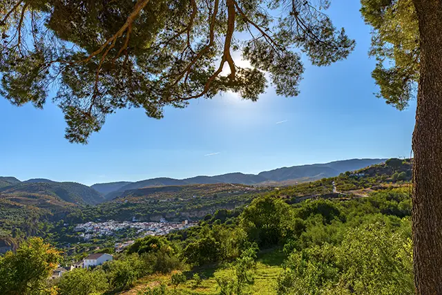 Albunelas village in Spain