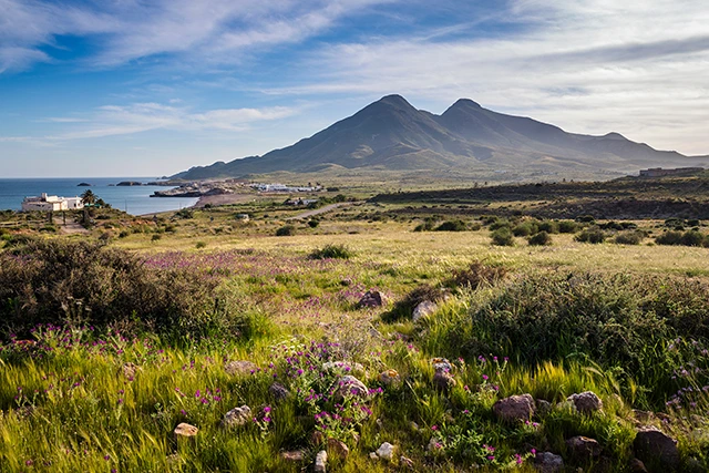 Los Escullos in Cabo de Gata Nijar Natural Park, Almeria, Spain