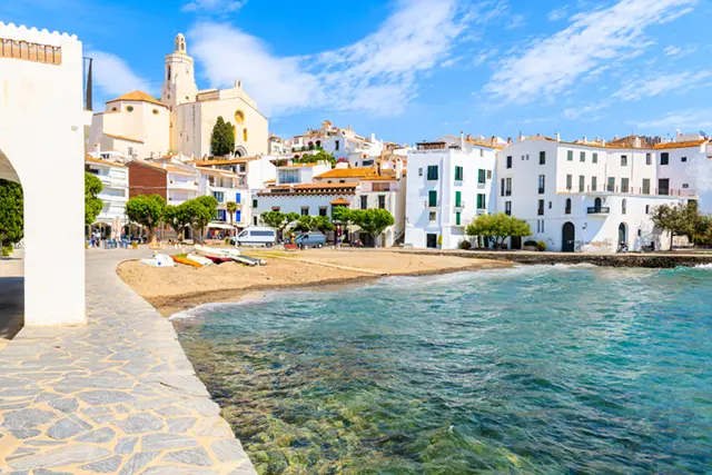 Cadaques beach in Catalonia