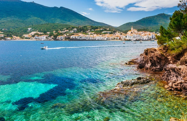 View of Cadaques in Catalonia, Spain