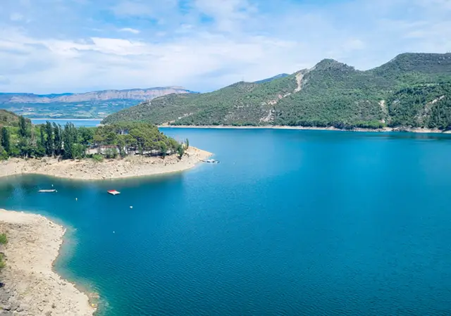 Sant Antoni Reservoir in the Spanish Pyrenees