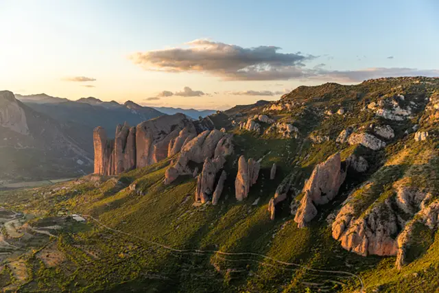 Mallos de Riglos in the Spanish Pyrenees