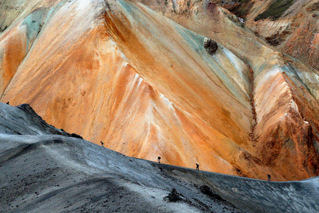 Landscape in Landmannlaugar,  Iceland.
