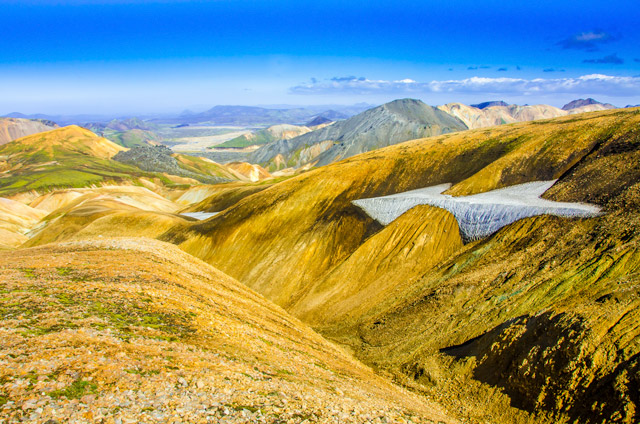 Landscape in Landmannlaugar,  Iceland.