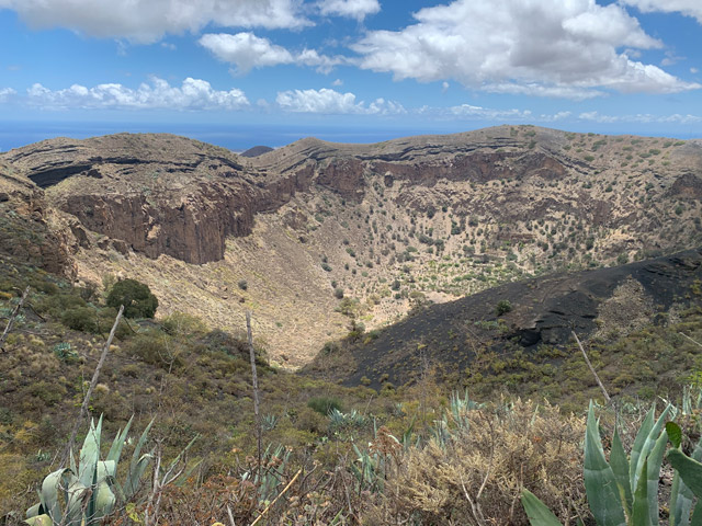 Caldera in Gran Canaria, the Canary Islands