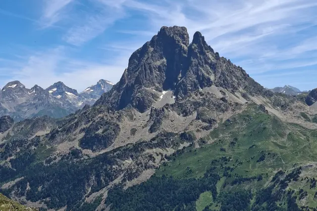 The first look of John Pierre Peak, Pyrenees, France.