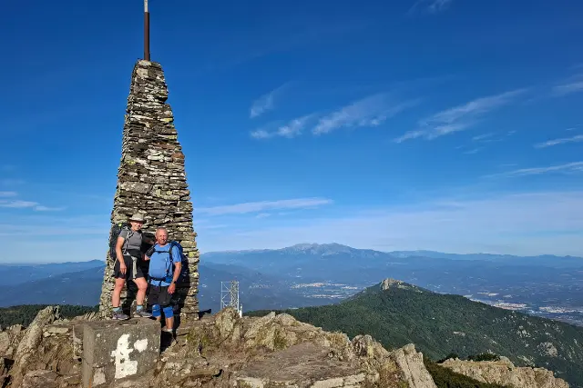 The last highpoint of the GR10 trail in the Pyrenees, France.