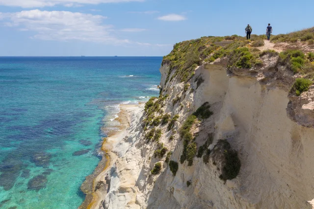 Coastal view in Malta.