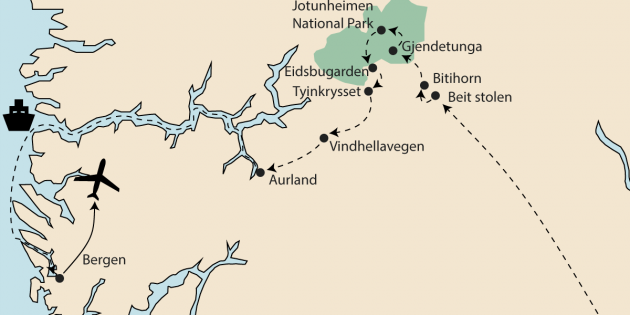 Route map for 