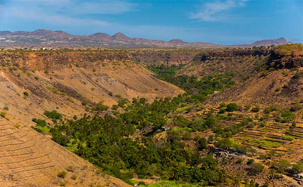 Ribiera Grande Valley in Cape Verde