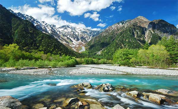Mountains in Kamikochi, Japan