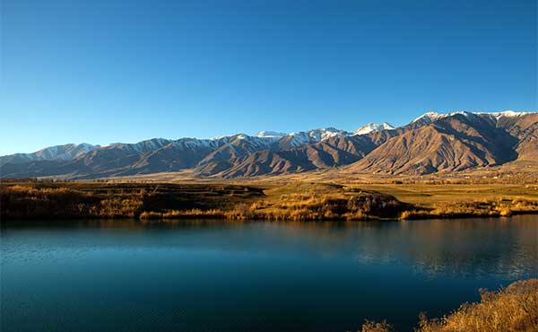 Issyk-Kul Lake in Kyrgyzstan