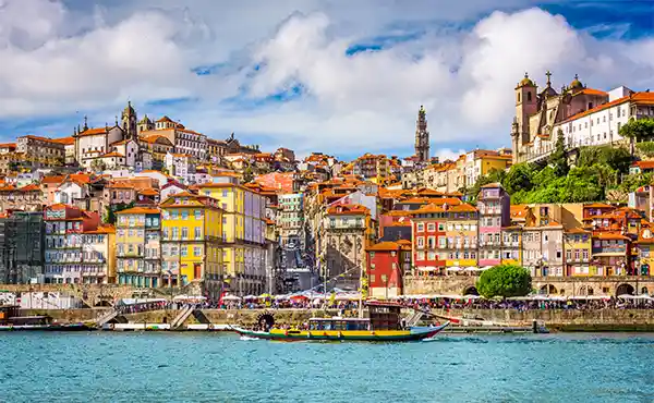 Colourful cityscape of Porto, Portugal