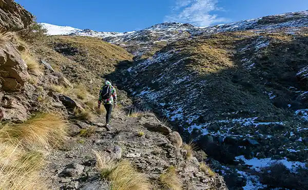 Hiker in Andalucia, Spain