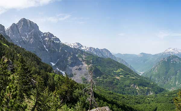 Accursed mountains in Albania