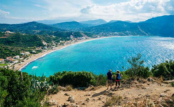 Agios Georgios beach in Corfu