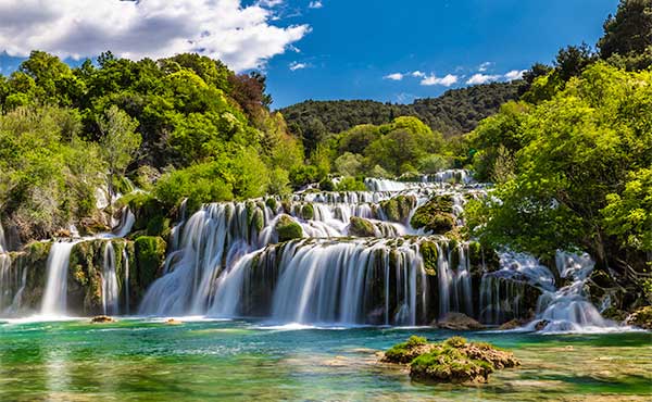 Skradinski Buk waterfall in Krka National Park, Croatia