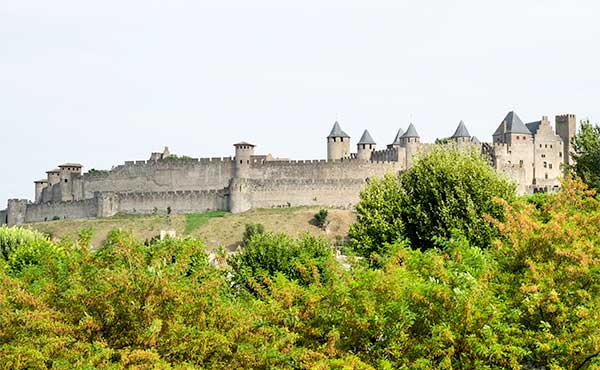 Carcassonne Castle in France