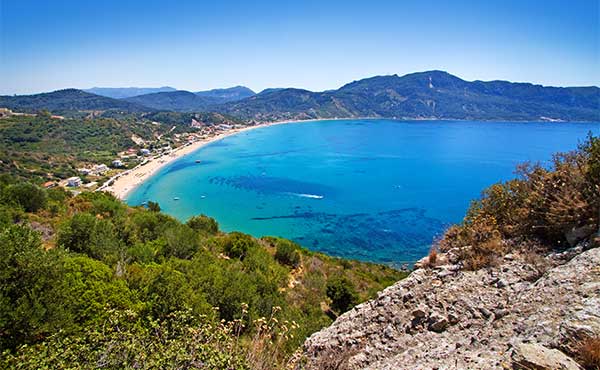 View to Agios Georgios, Corfu