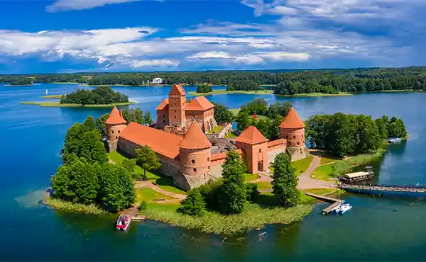 Trakai Castle in Lithuania