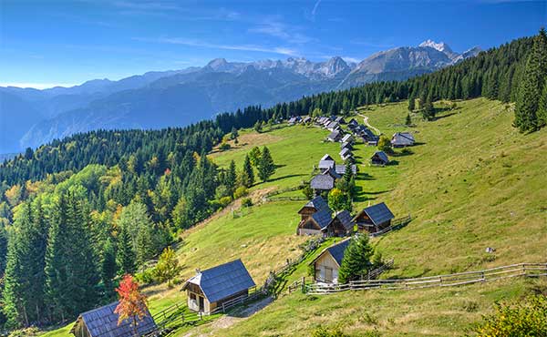 Planina Zajamniki in Bohinj, Slovenia
