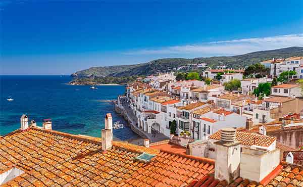 Town of Cadaques on the Catalan coast