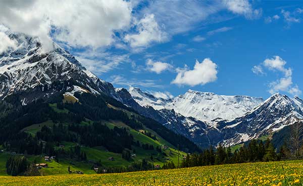 Bernese Oberland in Switzerland