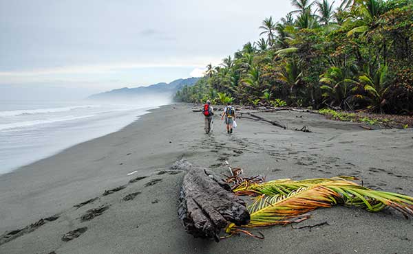 Hikers on the way to Corcovado, Osa Peninsula